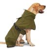 Clothes For Large Dogs Winter Warm Big Dog Vest Jacket Waterproof Pet Dogs Coat Greyhound Doberman Clothes For Medium Large Dogs - Black - XXL