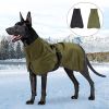 Clothes For Large Dogs Winter Warm Big Dog Vest Jacket Waterproof Pet Dogs Coat Greyhound Doberman Clothes For Medium Large Dogs - Black - XXL